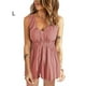 thumbnail image 5 of Sonducket Vestido de verano para mujer, senderismo, playa, fiesta de viaje, chaleco con botones para niñas, ropa de cintura alta, ropa de mezcla de conjuntos de ropa Rosado L Sonducket AP011283-03, 5 of 6