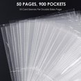 thumbnail image 4 of 50 pack 9 de almacenamiento de la tarjeta de intercambio de bolsillo Álbum Páginas Fit 3 Ring Binder Afortunado Sencillez, 4 of 4