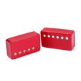 thumbnail image 3 of FUTUREORYY Style Métal Humbucker Couverture 2ensemble Rouge pour Guitaristes Électriques 4.7X1.5X0.7In, 3 of 8