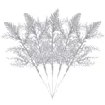 thumbnail image 3 of Artificial Pine Leaves Branches Christmas Gold Silver Fake Plants Glitter Garland Xmas Tree Ornament Home Room Decoration Plant, 3 of 5