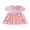 Pink, variant on BemeyourBBs Toddler Baby Girls Big Sister Dress Outfit Spring Summer Plaid Gingham Dress Big Sis Letters Embroidery Short Puff Sleeve Doll Collar Bow Casual Dress Sundress