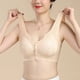 thumbnail image 4 of Sujetadores para mujer, sujetador sexy con botones en la parte delantera, sujetador transpirable sin costuras para mujer, tops cortos sin aros de acero, ropa interior de encaje para mujer, 4 of 5