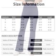 thumbnail image 3 of Stretchy Work Pants for Women Casual Yoga Dress Pants Boot Cut Wide Leg Leggings High Wasit Comfy Pants with Pockets Dark Gray XXL, 3 of 4