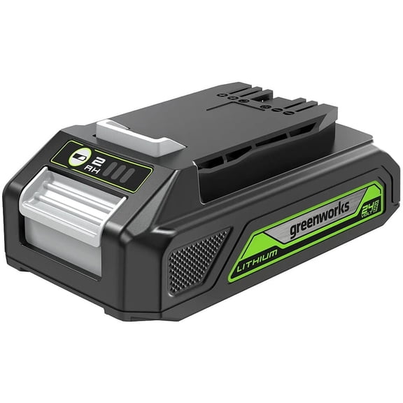 Greenworks 24V 2Ah Lithium-Ion Battery LB24A020 (Genuine Battery, 150  Compatible Tools)