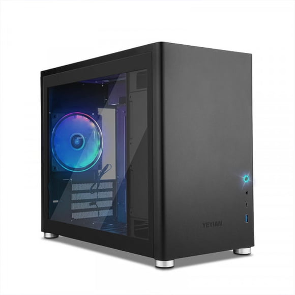 Gabinete Gamer YEYIAN HUSSAR YCM-ATXAW-01 Micro ATX Negro