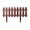 D, variant on Mini Garden Fence Decorative Plastic Picket Yard Fence No-Dig Landscape Border for Garden, Lawn, Flower Beds