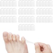 50 Pcs Silicone Anti-Friction Toe Protector, Breathable Gel Toe Protector, Little Toe Cover Protectors Caps for Men and Women, Toe Sleeves with Hole to Protect Toe from Rubbing, Corns, Blisters etc