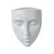thumbnail image 5 of Maceta colgante con forma de cara para flores, maceta, jarrón, decoración, soporte para plantas, montaje en pared Blanco, 5 of 9