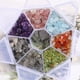 thumbnail image 5 of Cuentas de granate natural, amatista, aguamarina, cuentas irregulares con forma de grava para hacer joyas, pulseras de bricolaje, 3-5 mm, 5-8 mm, 5 of 5