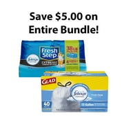 Glad Trash Bag and Fresh Step Litter Bundle