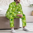thumbnail image 5 of Mens Pajamas Set, St Patrick's Day7 Button Down Long Sleeve Loungewear Sleepwear Pjs sets for Men, 5 of 5
