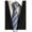 B103, variant on Classic Reimagined Men's Necktie 1 Pack, Using a High-Grade Silk Polyester Material with a Modern Woven Jacquard Stripe Pattern for the Contemporary Business Professional