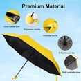 thumbnail image 2 of Paraguas de viaje plegable BRILLAR Mini paraguas 8 varillas Protección UV Amarillo, 2 of 5