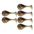 thumbnail image 2 of koolsoo Artificial Fishing Lures T-Tail 6 Pieces Swimbaits Crankbait Surface for, 2 of 9