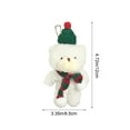 thumbnail image 3 of Luoshdecor Bear Plush Toys Hanging Decoration,Scarf Bear Pendant Gift for Valentine's Day Party Decor, 3 of 6