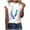 Dark Blue, variant on Womens Top Fashion Women Short Sleeve T-Shirt Feather Print Casual Top Tee Blouse