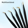 thumbnail image 5 of Professional Nails Art Tweezers Stainless Steel Mniacure Decoration Tweezers For Manicurists And Nails Art Lover, 5 of 9