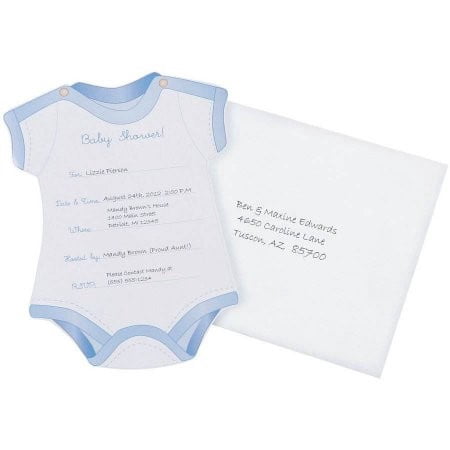 Wilton Boy Fill In Baby Shower Invitation Cards, 12 Ct