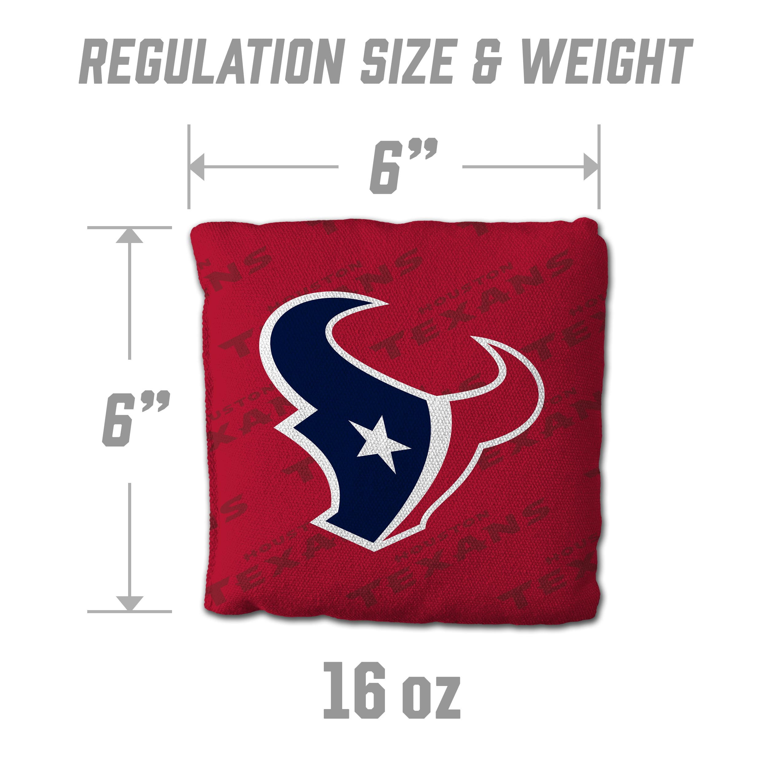 NFL Houston Texans Cornhole Bags - 4PK - Red