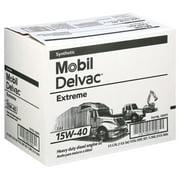Mobil Delvac Extreme Heavy Duty Full Synthetic Diesel Engine Oil 15W-40, 1 Gal (3 pack)