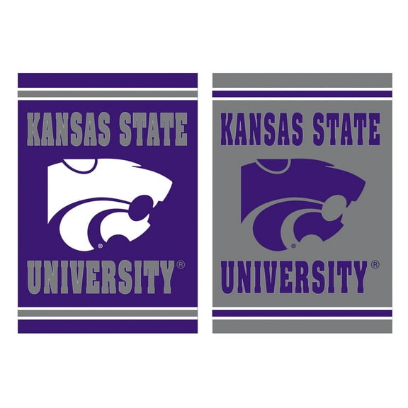 Kansas State Wildcats 12.5" x 18" Double-Sided Embossed Suede Garden Flag