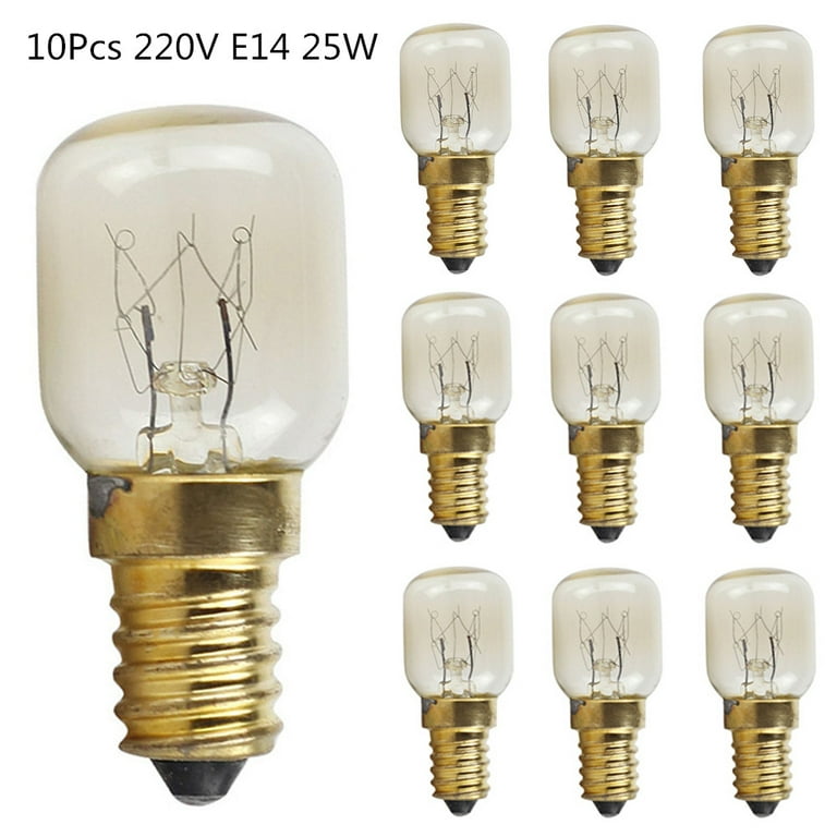 10Pcs 15W 25W E14 220V 300 Degree High Temperature Resistant