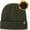 94586_green, variant on Merino Wool Beanie, Fleece Lined Cold Weather Winter Knit Skull Cap, Navy Blue, X-Large XX-Large