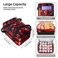 thumbnail image 3 of Hearts Battle Double Layered Insulated Lunch Bag with Two Compartments, Large Capacity, Hand-Held, 7.1x11.4x16.1 Inches, 3 of 6