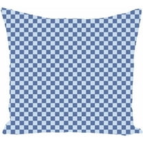 Simply Daisy 16" x 16" Gingham Check Geometric Print Pillow