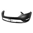 thumbnail image 1 of BUMPER FR PRIMED W/SENSOR HOLE COMPATIBLE WITH FORD TAURUS SHO 2019 PARTSLINK NUMBER FO1000667, 1 of 1