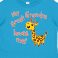 thumbnail image 4 of Inktastic My Great Grandpa Loves me- cute giraffe Boys or Girls Toddler T-Shirt, 4 of 5