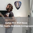 thumbnail image 2 of Azezo Metal Guitar Pick Dcor 12X10 Music Wall Art Arte De Pared De Guitarra Inoxidable Con Música Es Lo Que Suenan Los Sentimientos, 2 of 5