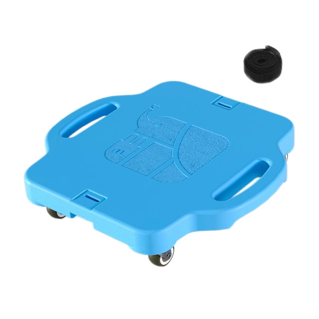 Tabla de suelo para niños, tabla para sentarse, actividades al aire libre, habilidades motoras finas con asas, equipo de juego interior para parque y Azul