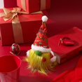 thumbnail image 3 of Muñeca de peluche sin rostro con sombrero largo, figura navideña para escritorio, Navidad, 3 of 5