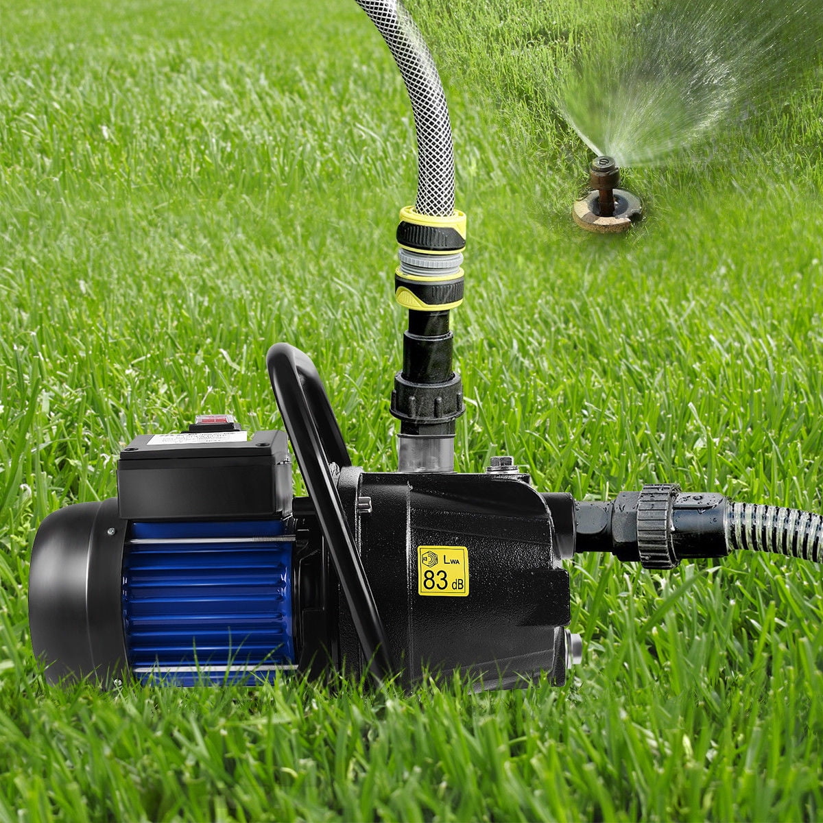 1200W 1000GPH 1" Shallow Well Water Booster Pump Home Garden Irrigation 