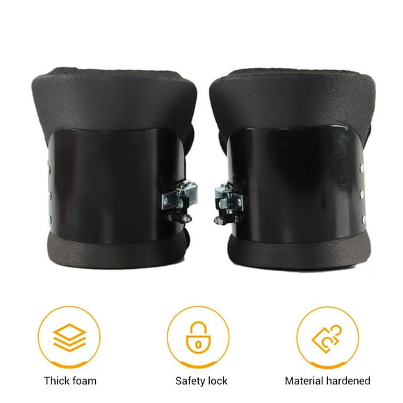 1 Pair Inversion Gravity Boots Hanging Pull Up Boots with Comfortable Foam Padding and Safe Locking Clips