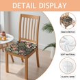 thumbnail image 2 of Pioneer Flower Seat Covers for Dining Room Chairs Set Of 4,Stretch Printed Washable Chair Seat Cover with Elastic Ties and Button,Removable Waterproof Couch Cushion Covers, 2 of 6