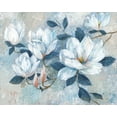 thumbnail image 2 of Nan 32x26 Black Ornate Wood Framed with Double Matting Museum Art Print Titled - Spring Bloom I, 2 of 4