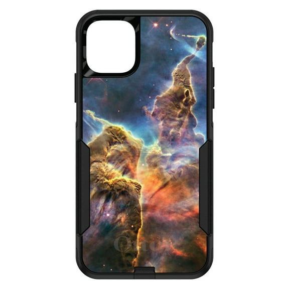 DistinctInk OtterBox Commuter Custom Case for Apple iPhone 15 (6.1" Screen) - Show Your Love of Astronomy - Tempered Glass Back