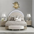 thumbnail image 2 of Michael Amini Hemispheres 8-Light Modern Chandelier - Gold, 2 of 4