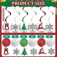 thumbnail image 2 of 30Pcs Christmas Ceiling Decorations,Wall Hanging Xmas Decorations,Xmas Ceiling Decoration,Christmas Tree, Bell, Reindeer, Snowflake for Wall Party, 2 of 5