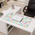 thumbnail image 3 of Long Mouse Pads for Desk,Pioneer Flower Floral Print Pattern Desk Mats on Top Of Desks, Desk Mouse Pad Extra Large with 3mm Non-Slip Base and Stitched Edge for Gaming,Office,Work,Home 31.5"x15.7", 3 of 6