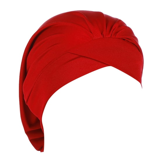Shooting Baseball Cap - Ear Protection Compatible Hat Women Fashion Ruffle Solid Cap Wrap Turban Hat Baseball Caps