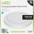thumbnail image 1 of Feit 74051 15 in. LED Flush Light, White, 1 of 9
