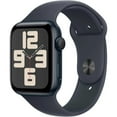 thumbnail image 2 of Open Box - Apple Watch SE GPS Smartwatch, 44mm, Midnight AL Case - Midnight Sport Band, M/L (MXEK3LL/A), 2 of 3