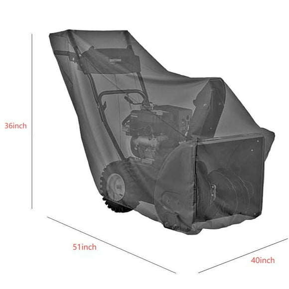 Feimier Outdoor Waterproof Snow Blower Cover Fits Most Electric Two-Stage Snow Blowers, Gardening Supplies