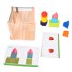 thumbnail image 5 of Shape Matching Block Toys Interesting Safe Wood Mirror Building Block Various Shapes for Logical Thinking for 3 Years Old Above for Early Education, 5 of 8