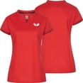 thumbnail image 3 of Butterfly Puren Lady Shirt Red XL, 3 of 7