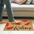 thumbnail image 2 of Realhomelove Summer Welcome Doormat Spring Summer Mats Welcome Floor Mats Polyester Door Rug Beach Flowers Fruit Sunshine Non Slip Floor Mat for Indoor Outdoor Home Decor,16*24 inches, 2 of 8