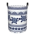 thumbnail image 6 of Picia Sea Underwater Turtles Large Laundry Basket, Waterproof, Freestanding Laundry Hamper, Collapsible Tall Clothes Hamper with Extended Handles-Medium, 6 of 8